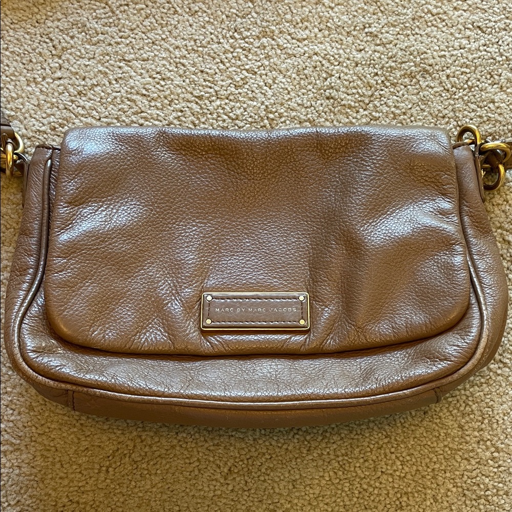 Marc by Marc Jacobs Tan Leather Crossbody Bag